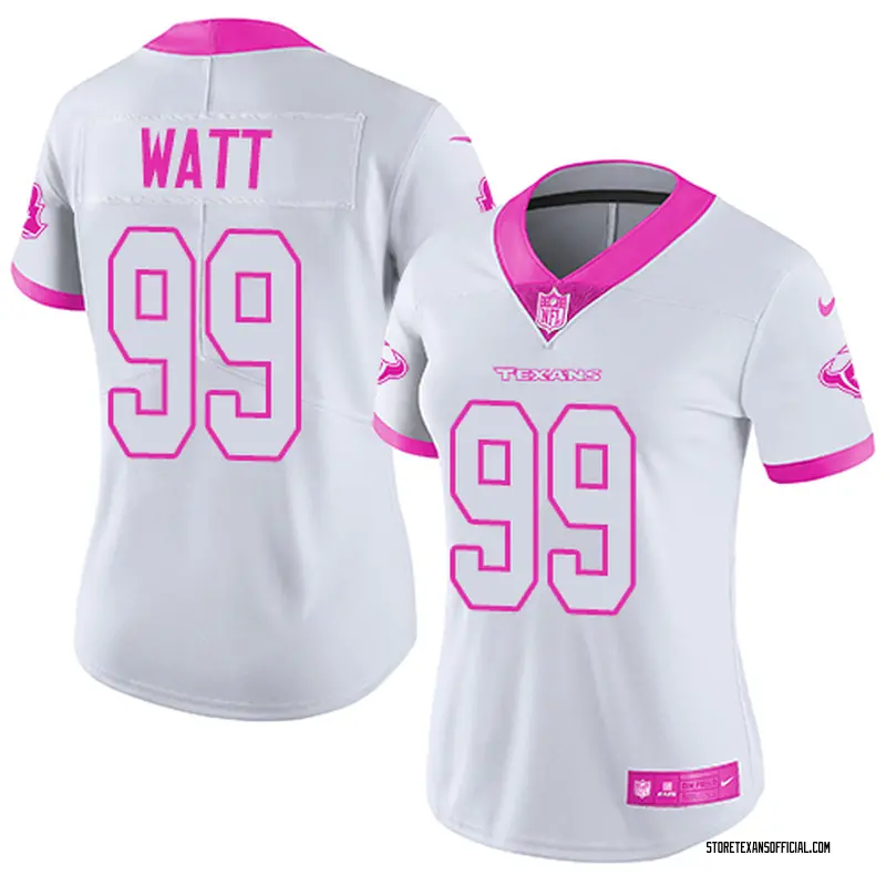 womens pink jj watt jersey